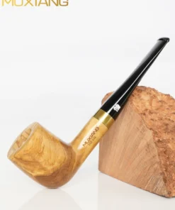 Olivenholz Pfeife Set mit Reinigungszubehör
