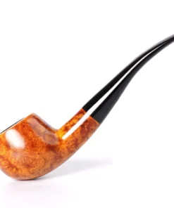 Handgefertigte 9mm Holmes Pfeife mit gebogenem Griff