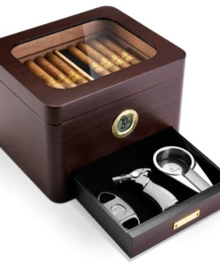 Tischhumidor mit digitalem Hygrometer