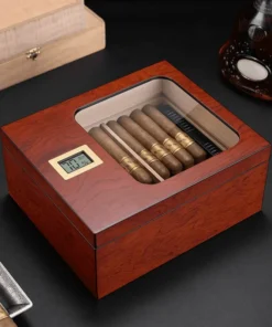 Großes Fassungsvermögen Zedernholz Zigarrenhumidor