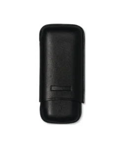 Zigarrenetui Wess 2er Double Robusto schwarz