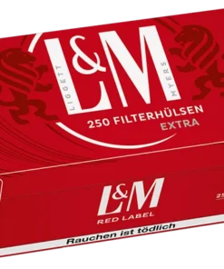 L&M Red Extra Zigarettenhülsen