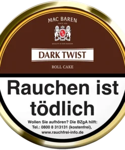 Mac Baren Dark Twist, Roll Cake – Pfeifentabak