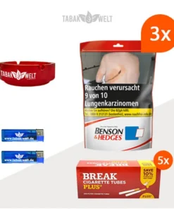 Benson und Hedges Volumentabak 3x Beutel mit 1000 Plus Hülsen