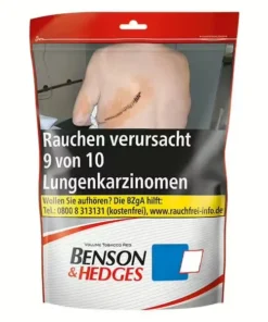 Benson und Hedges Tabak Beutel