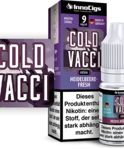 InnoCigs Liquid Cold Vacci, Aroma Heidelbeere-Fresh 9 mg/ml