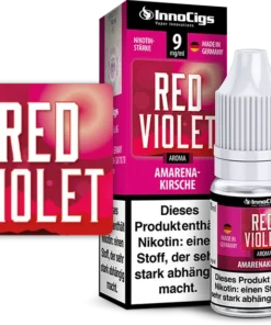 InnoCigs Liquid Red Violet, Aroma Amarenakirsche 9 mg/ml