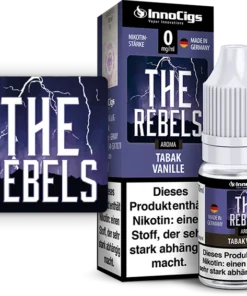 InnoCigs Liquid The Rebels, Aroma Tabak Vanille 0 mg/ml