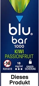 blu bar Kiwi Passion 18 mg/ml Einweg E-Zigarette