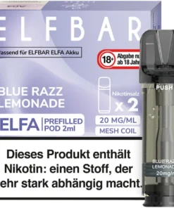 Elfbar Elfa Pods Blue Razz Lemonade 20 mg/ml (2er Pack)