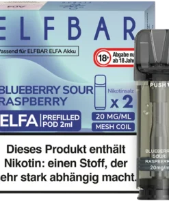 Elfbar Elfa Pods Blueberry Sour Raspberry 20 mg/ml (2er Pack)