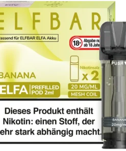 Elfbar Elfa Pods Banana 20 mg/ml (2er Pack)