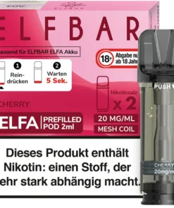 Elfbar Elfa Pods Cherry 20 mg/ml (2er Pack)