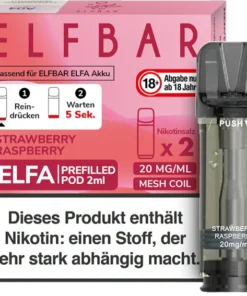 Elfbar Elfa Pods Strawberry Raspberry 20 mg/ml (2er Pack)