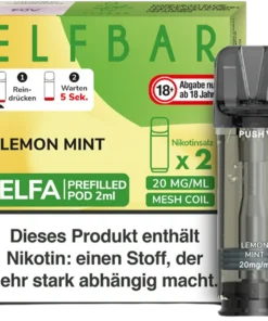 Elfbar Elfa Pods Lemon Mint 20 mg/ml (2er Pack)