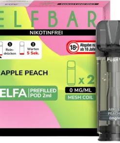 Elfbar Elfa Pods Apple Peach 0 mg/ml (2er Pack)