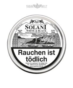 Solani White and Black Blend 763 Pfeifentabak Dose