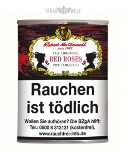 Robert McConnell Original Red Roses Pfeifentabak Box