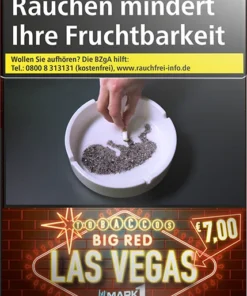 Las Vegas Red Big Box Zigaretten