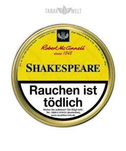 Robert McConnell Heritage Shakespeare Pfeifentabak Dose