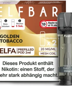 Elfbar Elfa Pods Golden Tobacco 20 mg/ml (2er Pack)