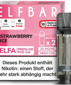 Elfbar Elfa Pods Strawberry Ice 20 mg/ml (2er Pack)