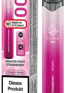 Elfbar 800 Dragonfruit Strawberry 20 mg/ml Einweg E-Zigarette