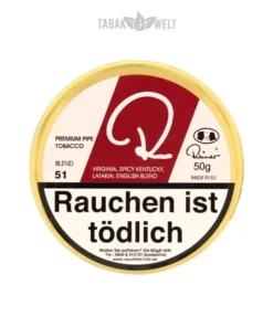 Reiner Rot Pfeifentabak Dose klein