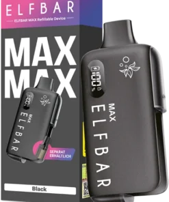 Elfbar Max Akku Device Black 650 mAh