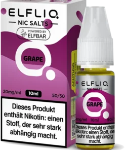 Elfliq by Elfbar – Liquid Grape – 20 mg/ml