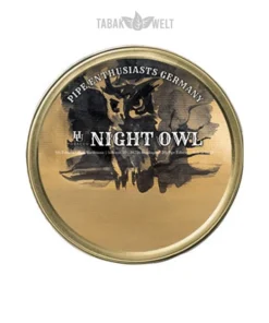 HU Tobacco Pipe Enthusiasts Night Owl Pfeifentabak Dose