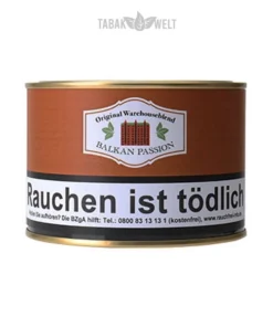HU Tobacco Warehouse Original Balkan Passion Pfeifentabak Dose