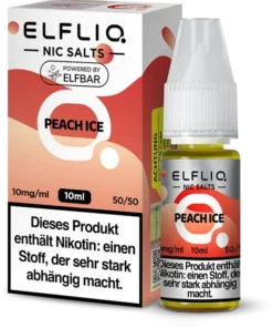 Elfliq by Elfbar – Liquid Peach Ice – 10 mg/ml