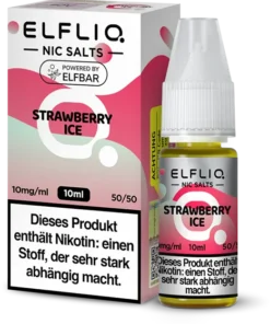 Elfliq by Elfbar – Liquid Strawberry Ice – 10 mg/ml