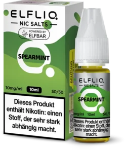Elfliq by Elfbar – Liquid Spearmint – 10 mg/ml