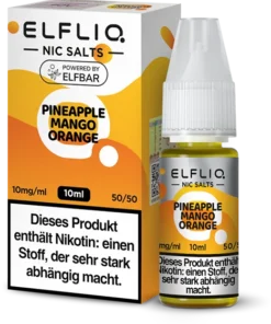 Elfliq by Elfbar – Liquid Pineapple Mango Orange – 10 mg/ml