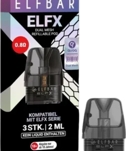 Elfbar Elfx 0,8 Ohm Pod (3 Stück pro Packung)