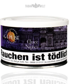 GL Pease Quiet Nights Pfeifentabak Dose