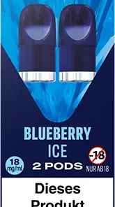 blu pod Blueberry Ice 18 mg/ml (2 Pods)