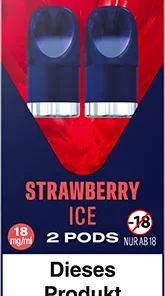 blu pod Strawberry Ice 18 mg/ml (2 Pods)