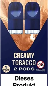 blu pod Creamy Tobacco 9 mg/ml (2 Pods)