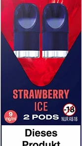 blu pod Strawberry Ice 9 mg/ml (2 Pods)