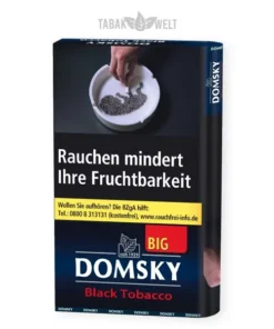 Domsky Black Feinschnitt-Tabak Zware Big Pouch