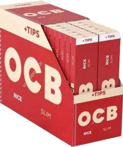 OCB Rice Slim Zigarettenpapier + Tips