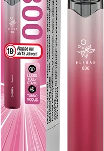 Elfbar 800 Cherry 0 mg/ml Einweg E-Zigarette