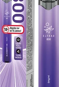 Elfbar 800 Blackberry Ice 0 mg/ml Einweg E-Zigarette