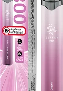 Elfbar 800 Pink Lemonade 0 mg/ml Einweg E-Zigarette