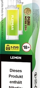 Flerbar – Pod Lemon 20 mg/ml (2 Stück pro Packung)