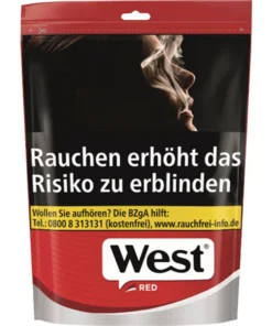 West Volumentabak Red L Beutel