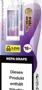 Flerbar – Pod Nepa Grape 20 mg/ml (2 Stück pro Packung)
